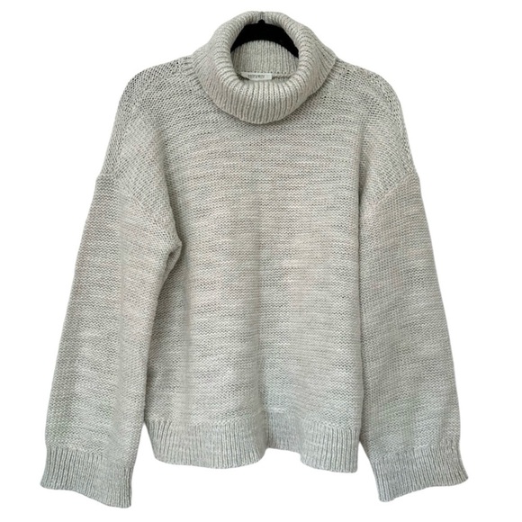 Haven Well Within Wool Blend Chunky Knit Turtleneck Sweater - Picture 1 of 8